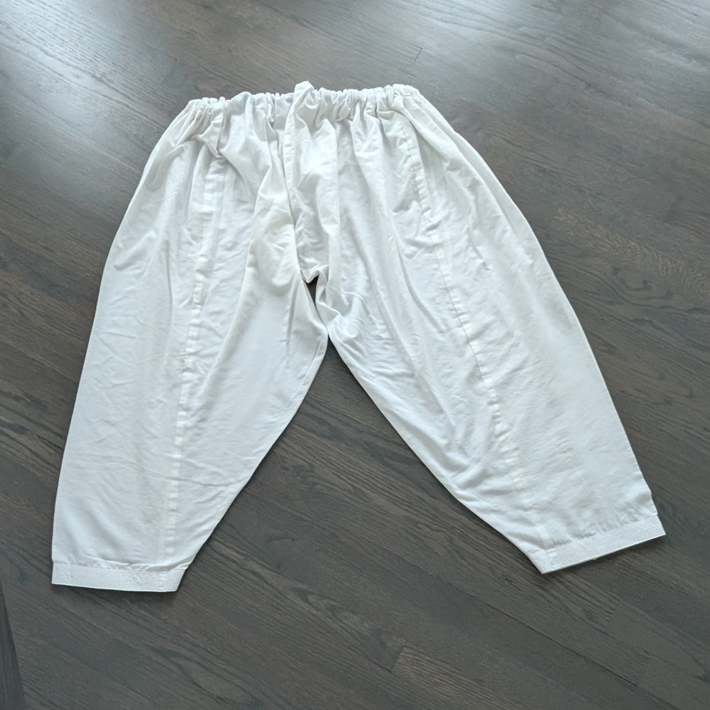 AlKaram Studio Pakistani Men's Trouser Salwar Pants, White, Small